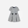 Navy Check Boucle Dress Navy Check Boucle Dress