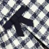 Navy Check Boucle Dress Navy Check Boucle Dress