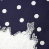 Navy Polka Dot Satin Midi Skirt Navy Polka Dot Satin Midi Skirt