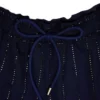 Navy Rhinestone Pinstripe Trousers Navy Rhinestone Pinstripe Trousers