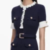 Navy Rib Knit Midi Dress Navy Rib Knit Midi Dress