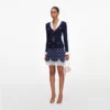 Navy Ribbed Knit Cardigan Navy Ribbed Knit Cardigan