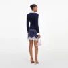 Navy Ribbed Knit Cardigan Navy Ribbed Knit Cardigan