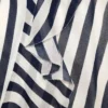 Navy Stripe Georgette Maxi Dress Navy Stripe Georgette Maxi Dress