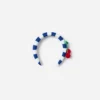 Navy Striped Cherry Motif Headband Navy Striped Cherry Motif Headband