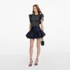 Navy Taffeta Skirt Navy Taffeta Skirt