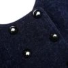 Navy Textured Boucle Mini Dress Navy Textured Boucle Mini Dress