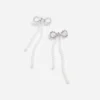 Pearl Bow Dangle Earrings Pearl Bow Dangle Earrings