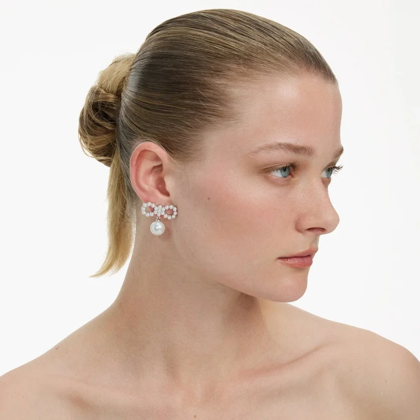 Pearl Bow Earrings Pearl Bow Earrings