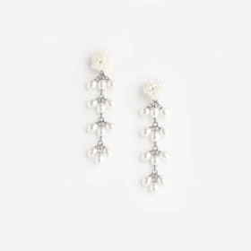 Pearl Cluster Dangle Earring Pearl Cluster Dangle Earring