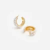 Pearl Cluster Hoop Earrings Pearl Cluster Hoop Earrings