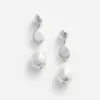 Pearl Crystal Droplet Earrings