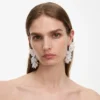Pearl Flower Beaded Cluster Earring Pearl Flower Beaded Cluster Earring