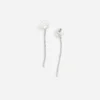 Pearl Flower Crystal Droplet Earring