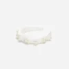 Pearl Flower Satin Head Band Pearl Flower Satin Head Band