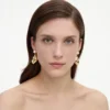 Pearl Gold Shell Earrings