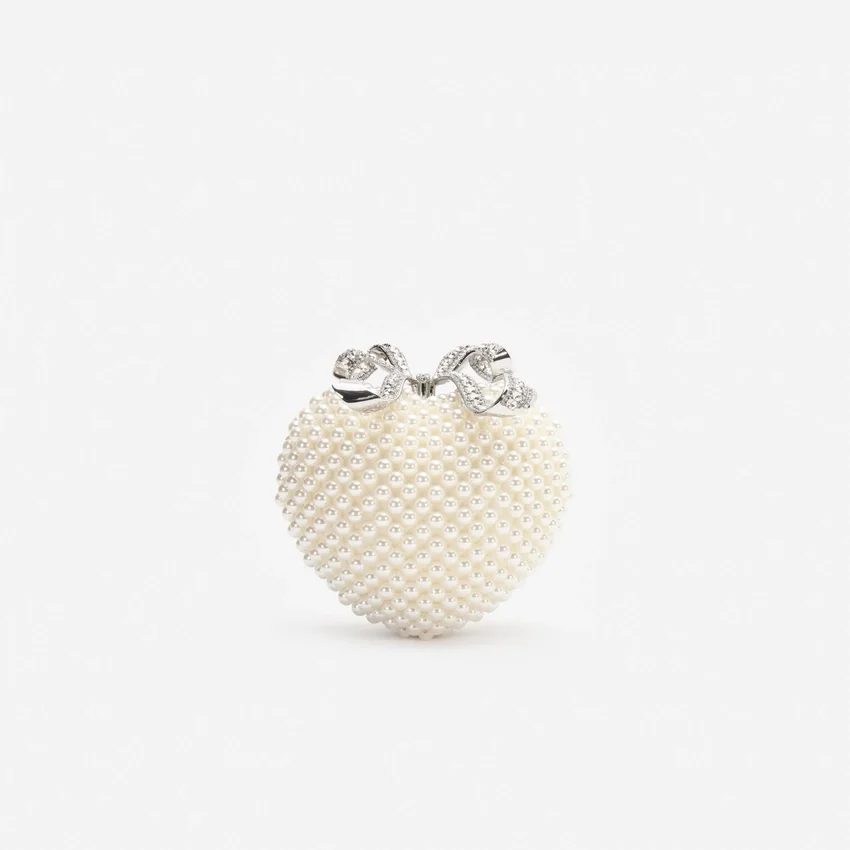 Pearl Heart Clutch Bag Pearl Heart Clutch Bag