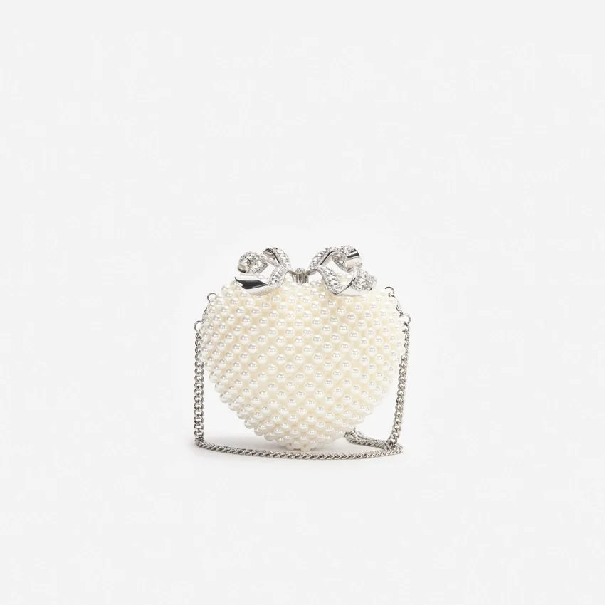 Pearl Heart Clutch Bag Pearl Heart Clutch Bag