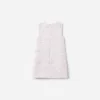 Pink Boucle Lace Bow Dress