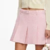 Pink Boucle Mini Skirt Pink Boucle Mini Skirt
