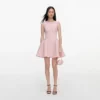 Pink Boucle Sleeveless Mini Dress Pink Boucle Sleeveless Mini Dress