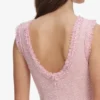 Pink Boucle Sleeveless Mini Dress Pink Boucle Sleeveless Mini Dress