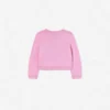 Pink Bow Pointelle Knit Cardigan Pink Bow Pointelle Knit Cardigan