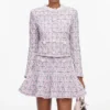 Pink Check Knit Cardigan Pink Check Knit Cardigan