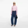 Pink Cotton Asymmetric Shirt Pink Cotton Asymmetric Shirt