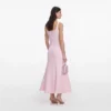 Pink Crepe Midi Dress Pink Crepe Midi Dress