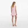 Pink Crepe Mini Dress Pink Crepe Mini Dress
