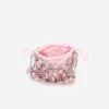 Pink Crystal Chainmail Mini Bag
