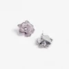 Pink Crystal Flower Earrings Pink Crystal Flower Earrings