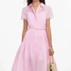 Pink Embroidered Midi Dress Pink Embroidered Midi Dress