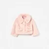 Pink Faux Fur Jacket Pink Faux Fur Jacket
