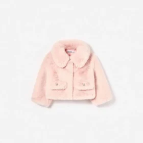 Pink Faux Fur Jacket