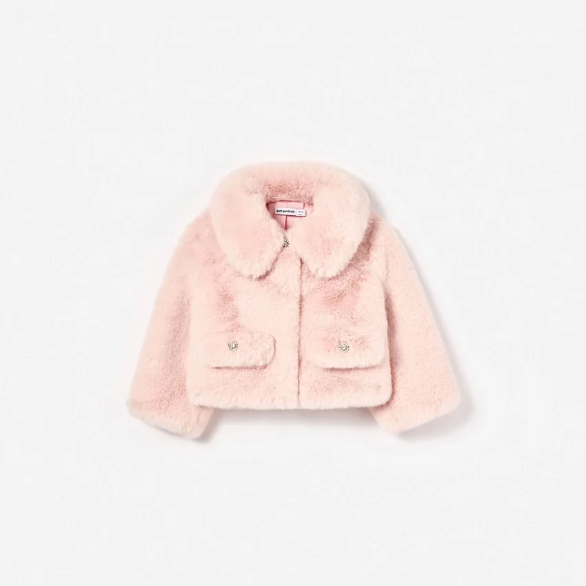 Pink Faux Fur Jacket Pink Faux Fur Jacket