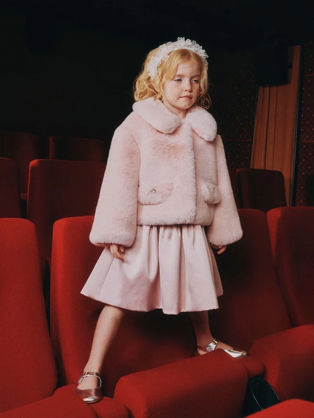 Pink Faux Fur Jacket Pink Faux Fur Jacket