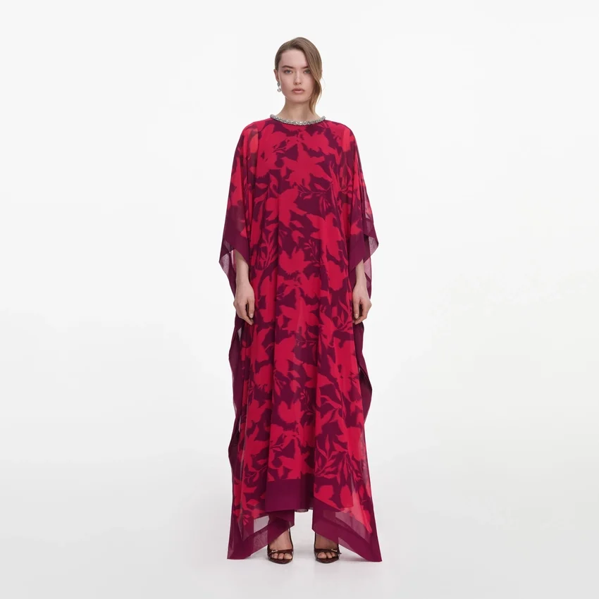 Pink Floral Kaftan Pink Floral Kaftan