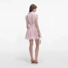 Pink Floral Lace Mini Dress Pink Floral Lace Mini Dress