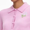 Pink Flower Embroidered Knit Cardigan Pink Flower Embroidered Knit Cardigan