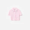 Pink Flower Embroidered Knit Top Pink Flower Embroidered Knit Top