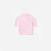 Pink Flower Embroidered Knit Top Pink Flower Embroidered Knit Top