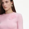 Pink Flower Knit Jumper Pink Flower Knit Jumper