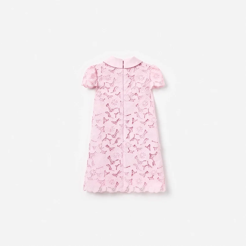 Pink Flower Lace Dress Pink Flower Lace Dress
