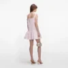 Pink Flower Taffeta Dress Pink Flower Taffeta Dress
