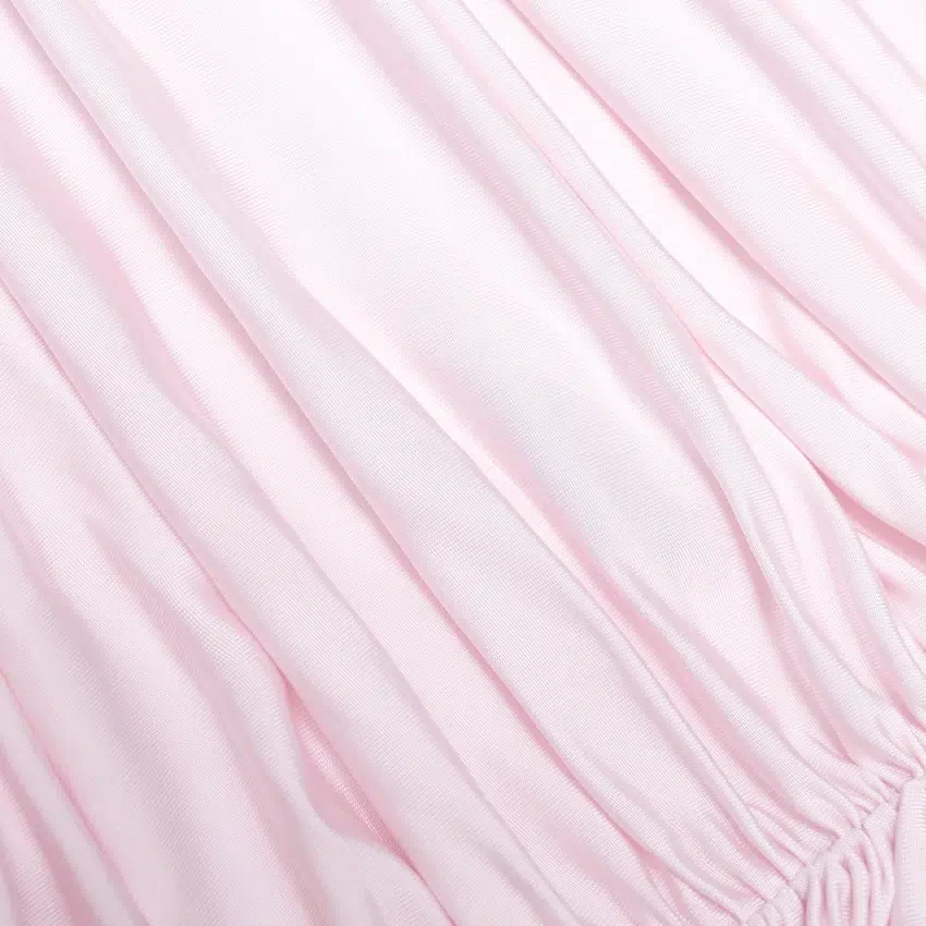 Pink Jersey Draped Maxi Dress Pink Jersey Draped Maxi Dress