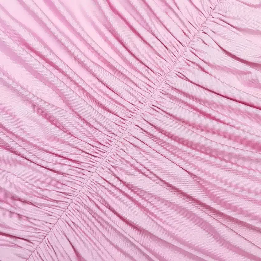 Pink Jersey Gathered Maxi Dress Pink Jersey Gathered Maxi Dress