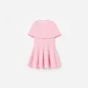 Pink Knitted Cape Dress Pink Knitted Cape Dress