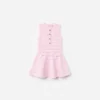 Pink Lace Bow Knit Dress Pink Lace Bow Knit Dress
